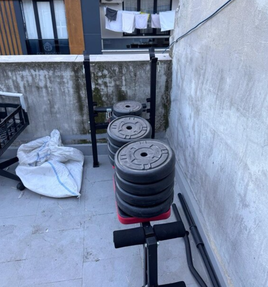 bench press sehpasi ve dambil seti 3